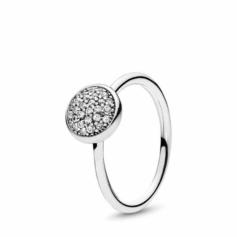 Pandora Dazzling Droplet Promise Ring NZ, Sterling Silver (651087-LZF)